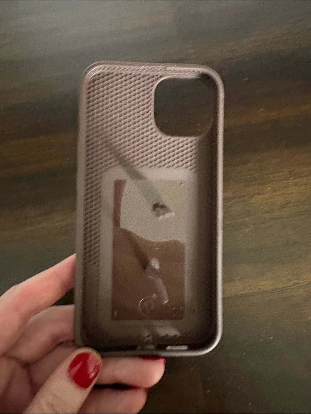 Loopy Case Brown Checkered Phone Case with Grip Strap iphone14
